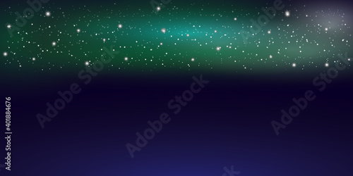 Night sky with bright stars for blue space background. concept astronomy, astrology, horoscopes and prediction. vector illustration. copy spece.