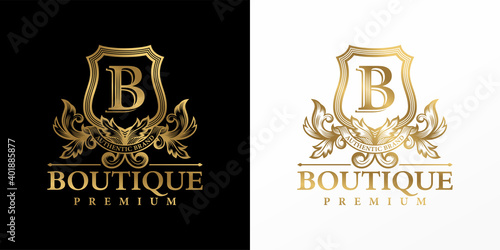 Luxury logo icon template for Restaurant, Royalty, Boutique, Cafe, Hotel, Heraldic, Jewelry, Fashion and other vector illustration

