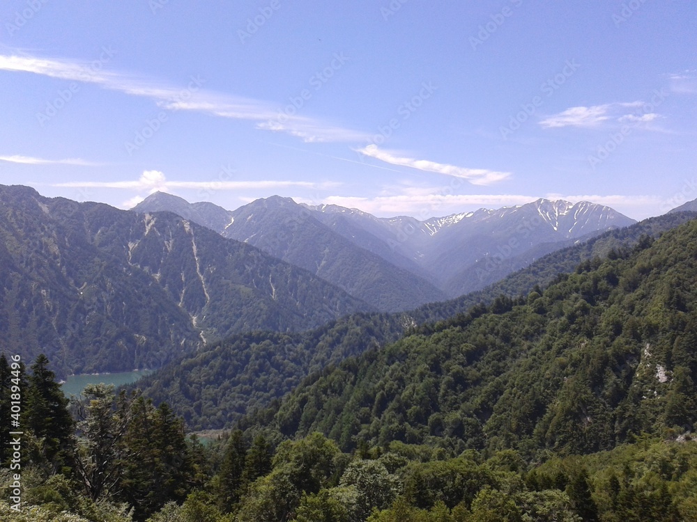 landscape in the mountains