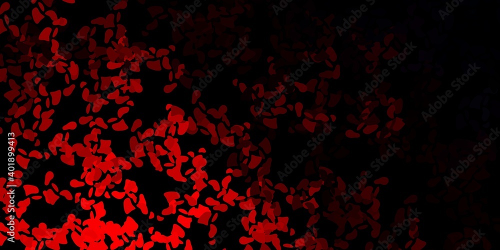 Dark red vector template with abstract forms. Dark red vector template with abstract forms.