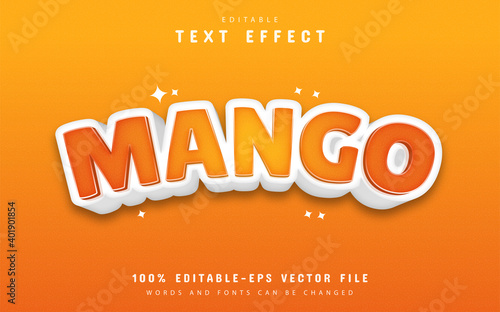 Mango text effect