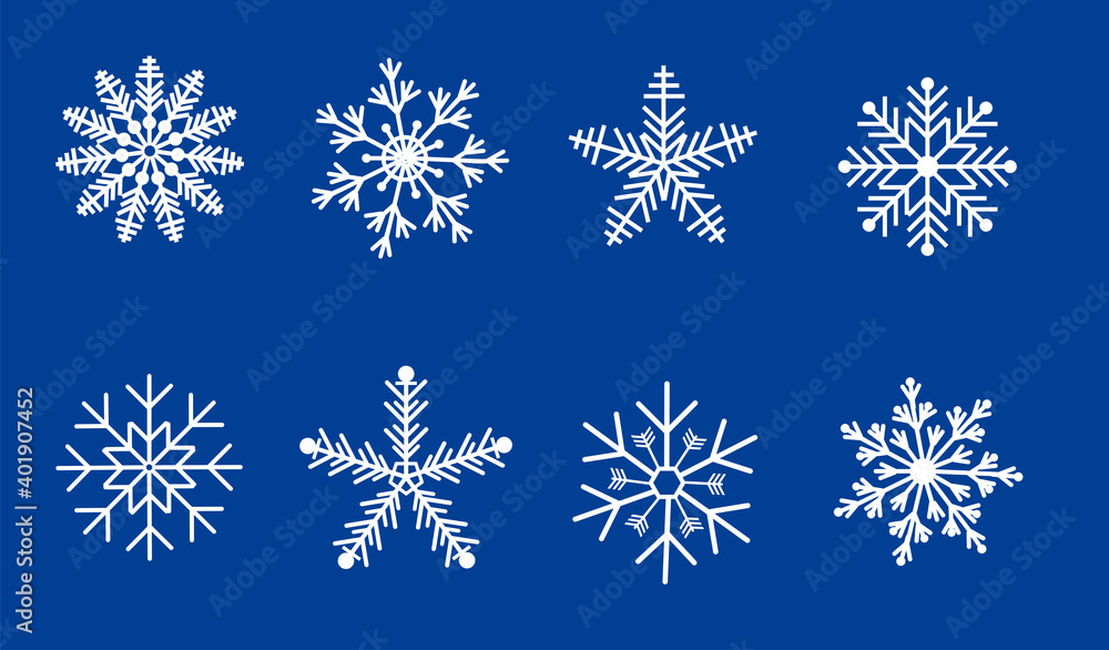 snowflakes isolated on blue background, arranged in square grid. large stellar dendrites with long, ornate arms and fine symmetry, white collection line Snowflake elements Winter Design .
snowflakes isolated on blue background, arranged in square grid. large stellar dendrites with long, ornate arms and fine symmetry, white collection line Snowflake elements Winter Design .