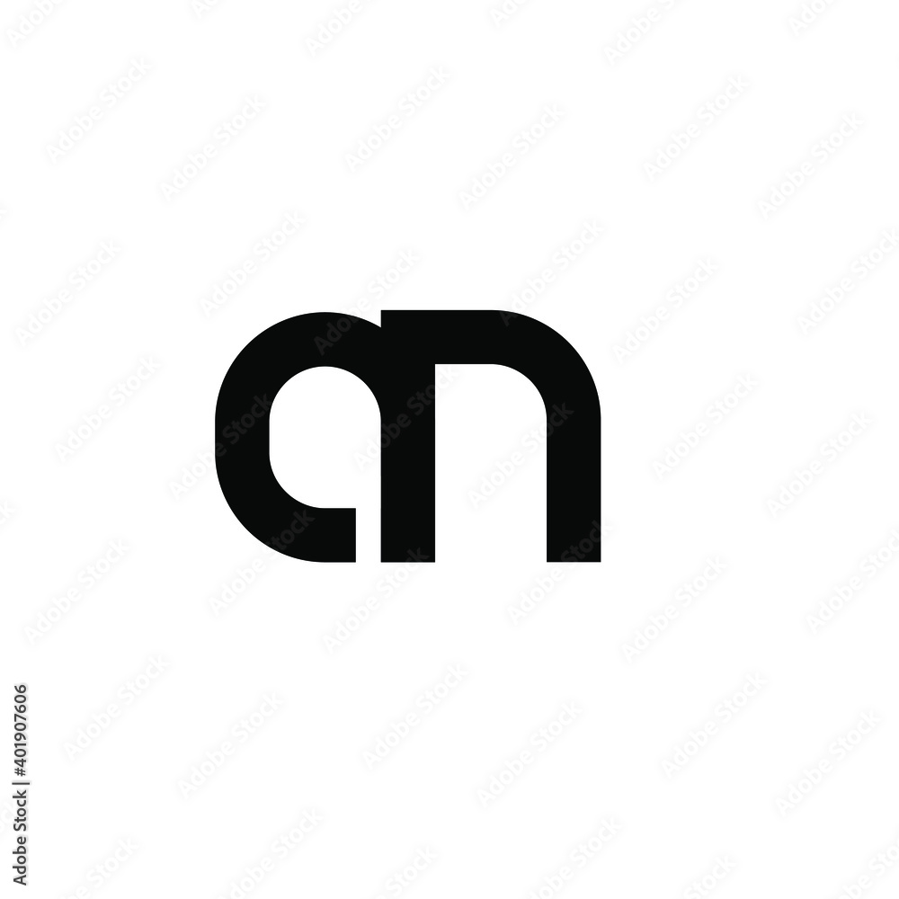 simple an am logo design simple an am logo design