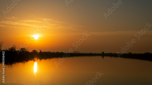 Sunrise view in Al Khobar sea side Saudi Arabia. © AFZALKHAN
