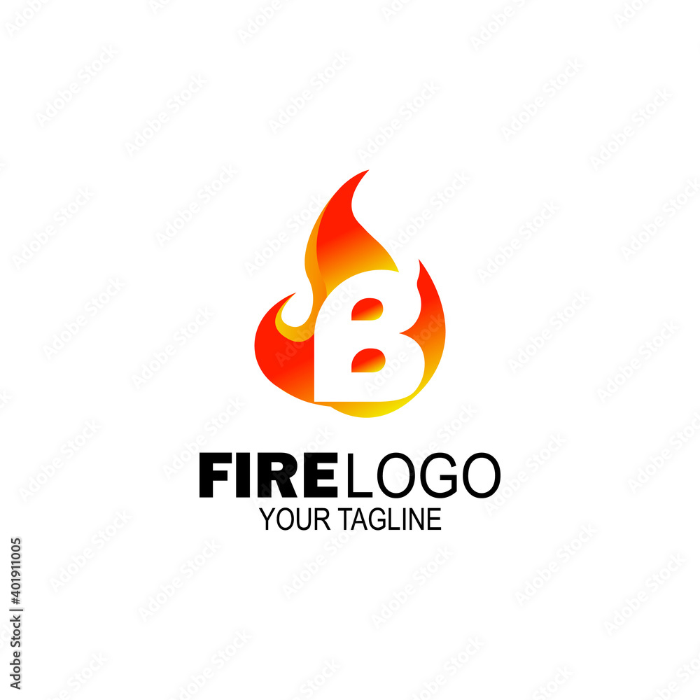 initial Letter B fire logo design. fire company logos, oil companies, mining companies, fire logos, marketing, corporate business logos. icon. vector initial Letter B fire logo design. fire company logos, oil companies, mining companies, fire logos, marketing, corporate business logos. icon. vector