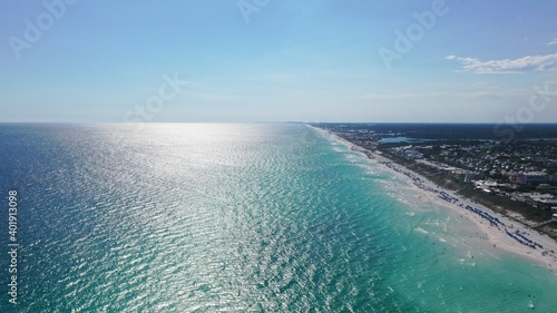 aerial view of Seagrove's beach in Florida