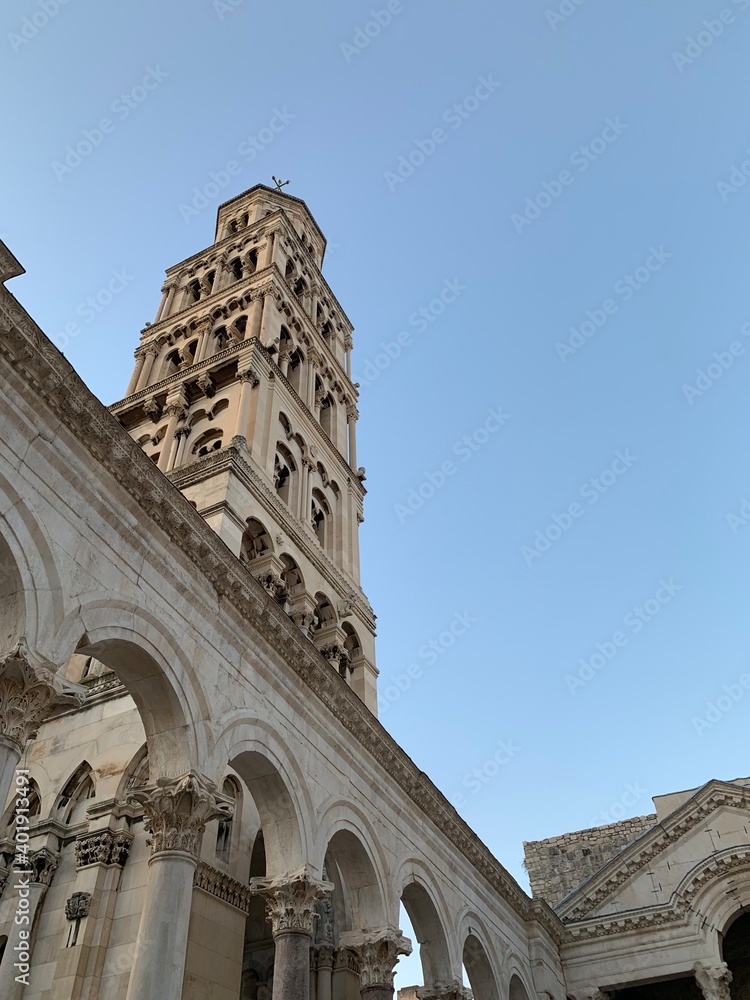Split Dalmatien Kroatien Adria Mittelmeer - Kirche Kirchturm - Kathedrale des hl. Domnius
