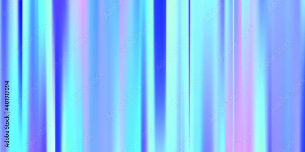 Fototapeta premium Pastel Soft. Vibrant Blue, Teal, Neon Concept. Trend Multicolor Website. Holographic Vector. Glossy Cover. Soft Web Applications. Mobile illustration, Network Template Design. Pattern 80s Product.