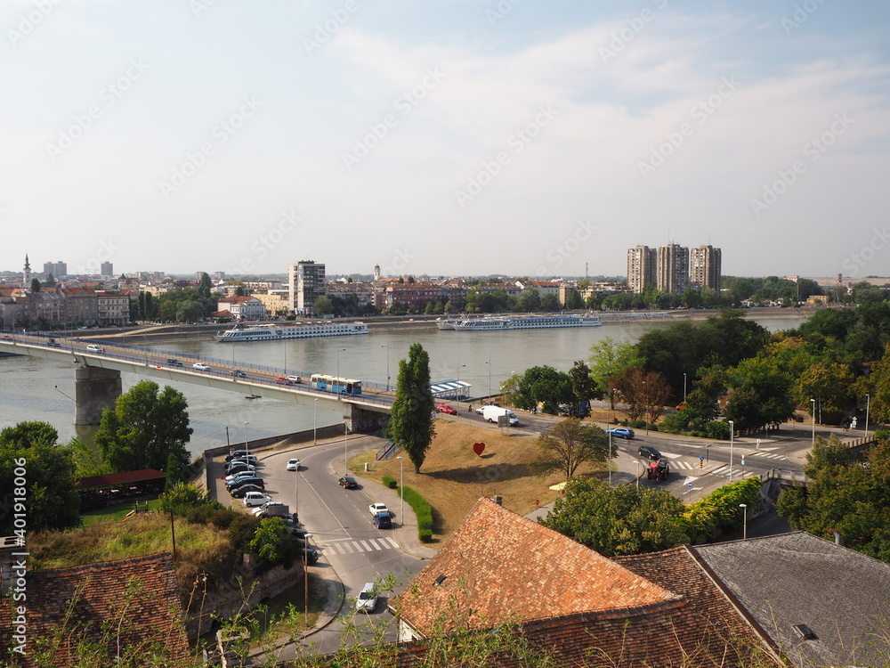 Novi sad and Danube view from Petrovaradin Novi sad and Danube view from Petrovaradin