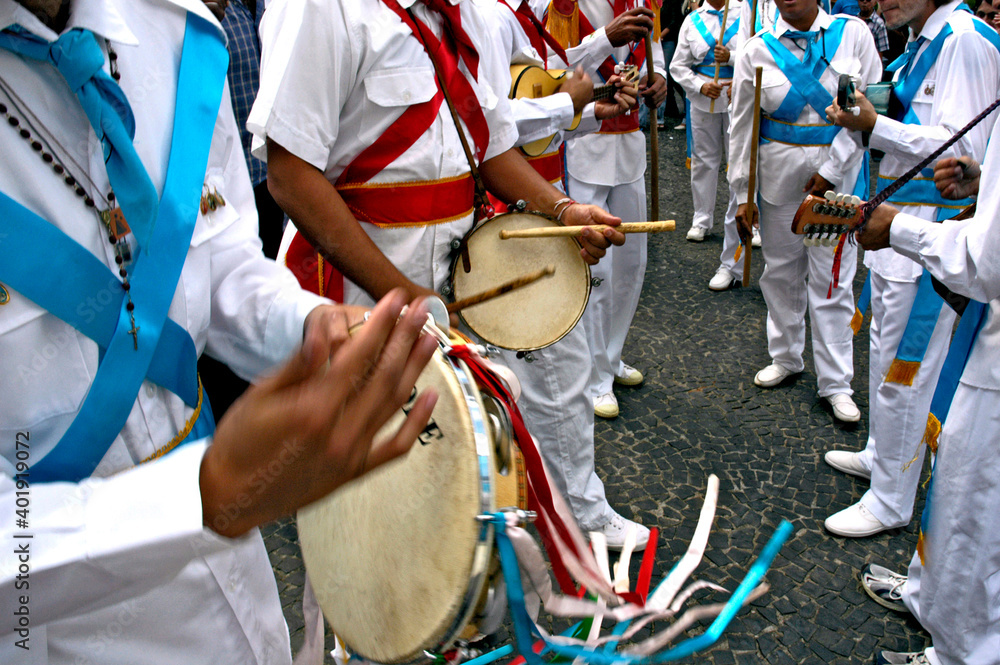 Fototapeta premium Grupo folclórico de Moçambique. São Paulo