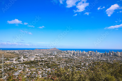 Tantalus lookout,City of Honolulu, Oahu, Hawaii