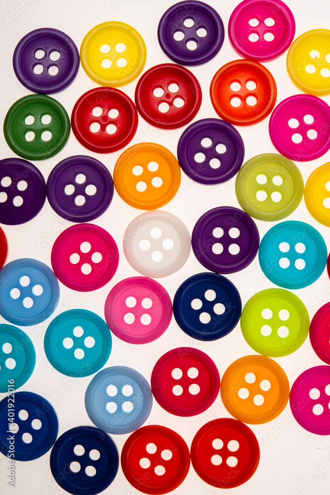 Naklejka premium colored buttons isolated
