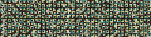 Abstract Geometric Pattern generative computational art illustration