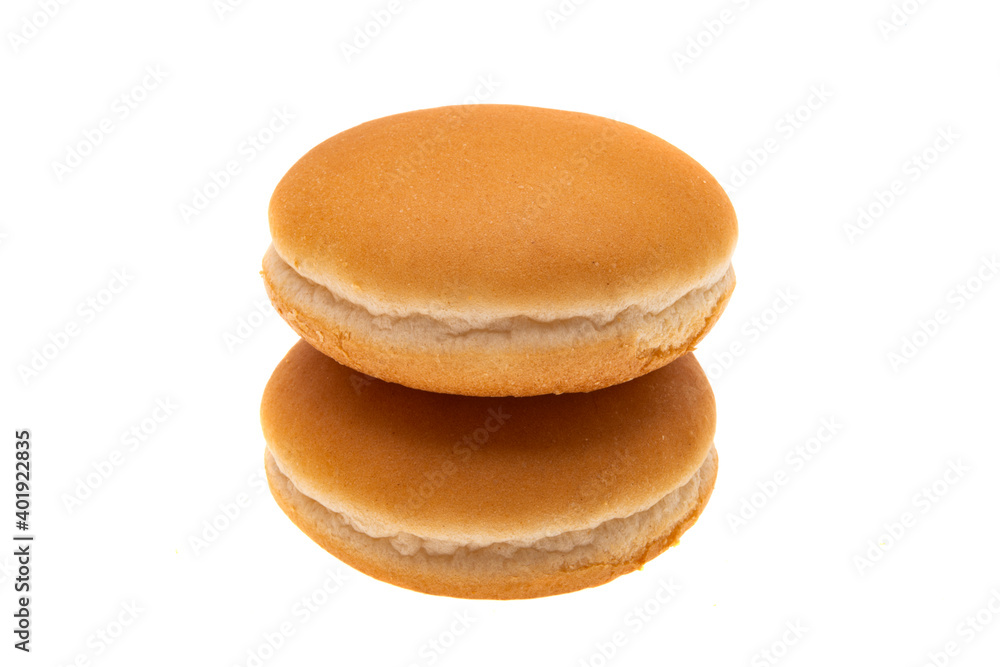 small hamburger buns isolated small hamburger buns isolated
