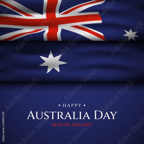 Wallpaper Mural Australia Day Background Design. Vector Illustration. Torontodigital.ca