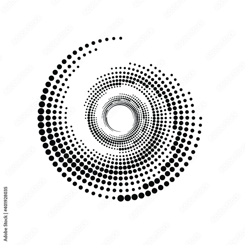 Halftone dots in circle form. round logo . vector dotted frame . design element Halftone dots in circle form. round logo . vector dotted frame . design element
