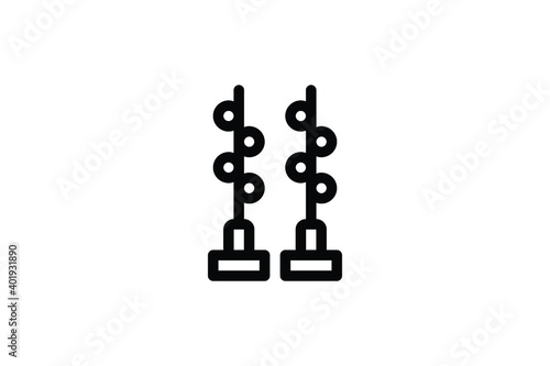 Mall Outline Icon - Stick