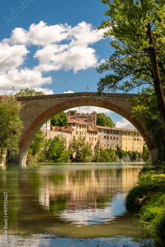 Photos Diocleziano's bridge or Ponte della Concordia, historical Roman bridge over river Metauro
