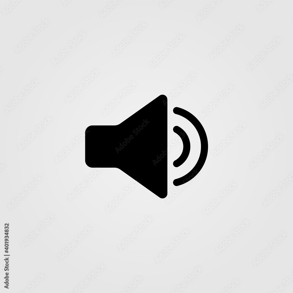 Sound icon. Full audio volume icon. Speaker sign. Sound icon. Full audio volume icon. Speaker sign.