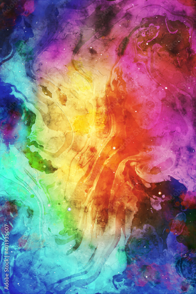 A colorful abstract ideal to use as background or home decor. A colorful abstract ideal to use as background or home decor.