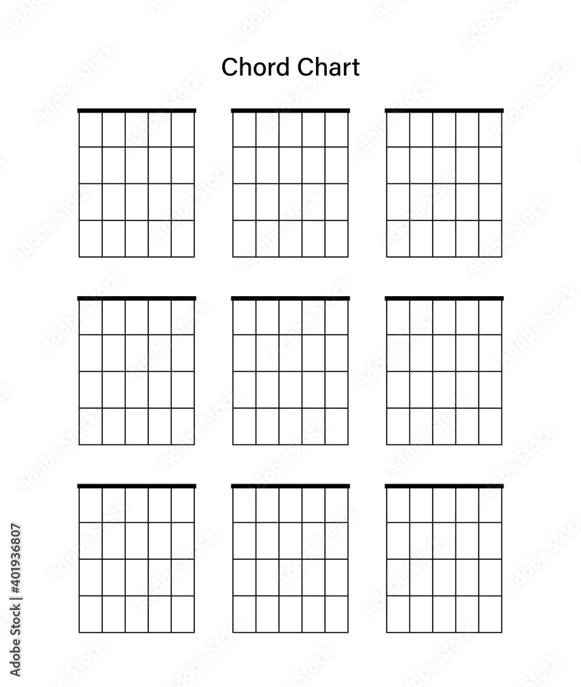 Set Of Chord Chart Chord Diagram Vector Illustration Tab Empty Set of chord chart chord diagram vector illustration tab empty