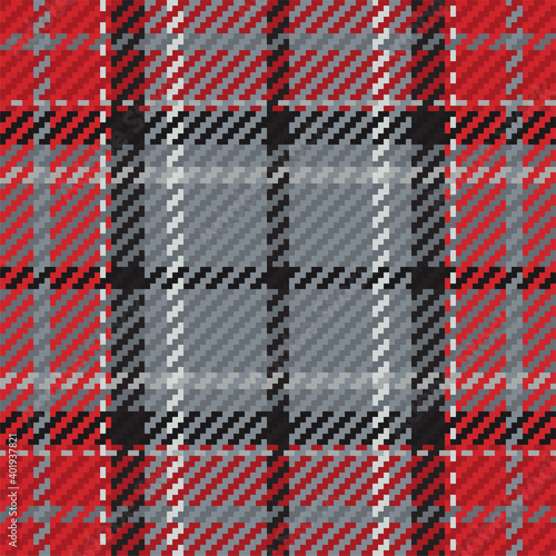 Seamless pattern of scottish tartan plaid. Repeatable background