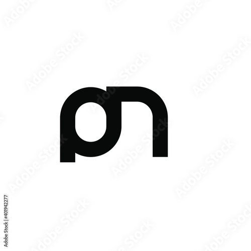 pn pm minimal logo icon design vector isolated design