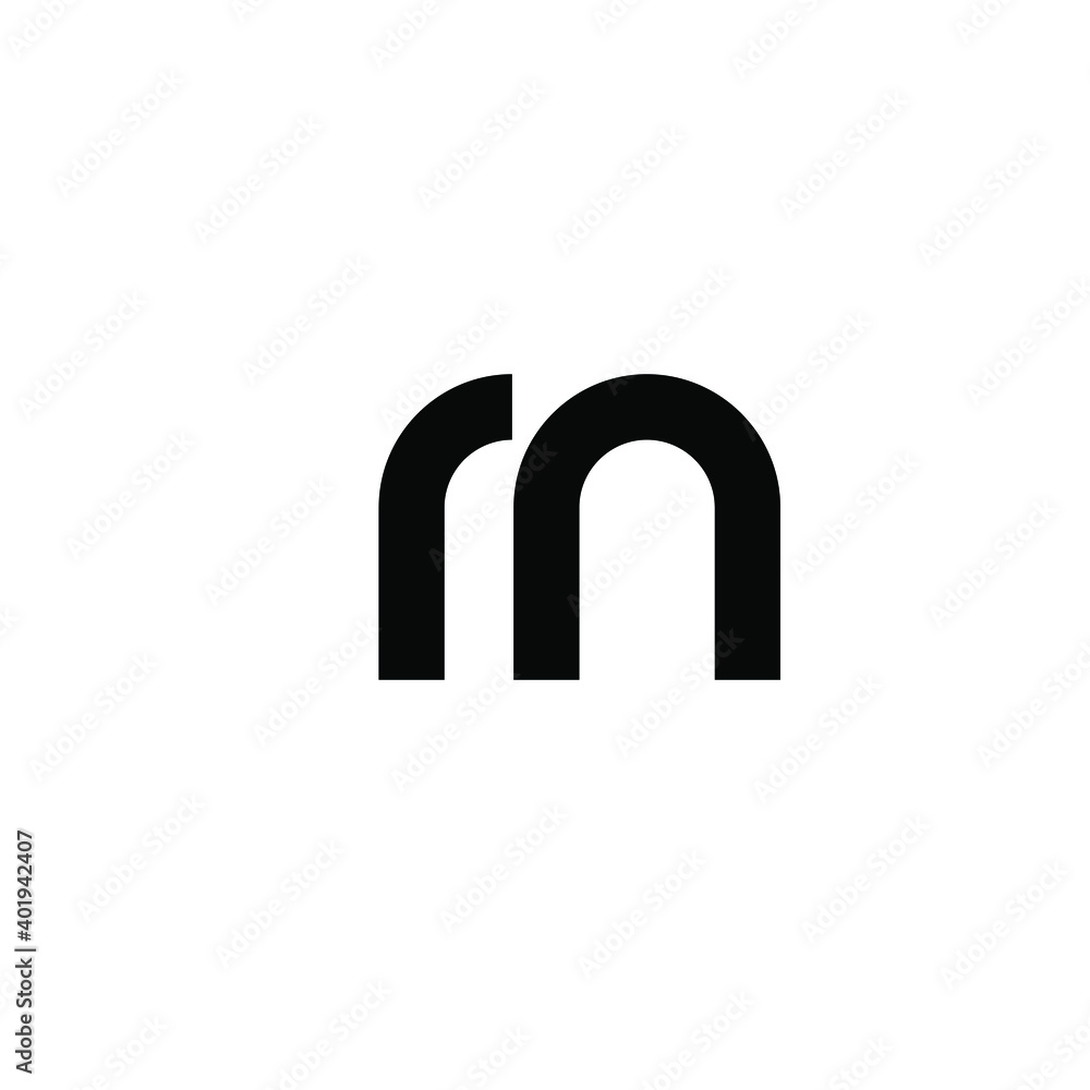 rn m minimal logo icon design vector isolated design rn m minimal logo icon design vector isolated design