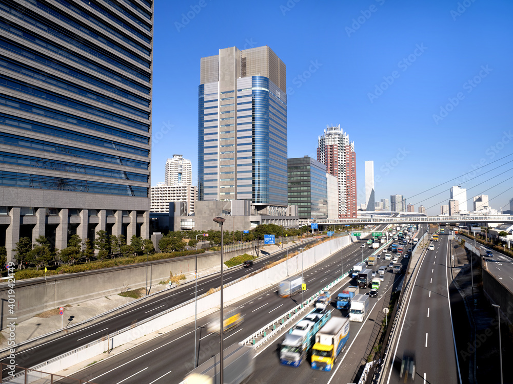 Fototapeta premium 東京都 首都高湾岸線