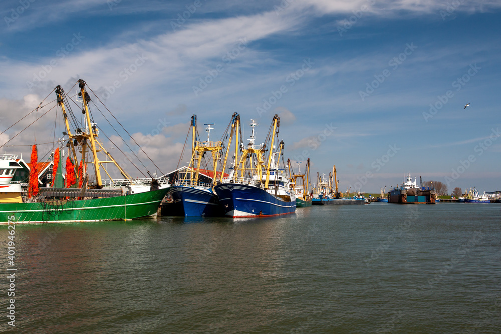 Hafen in Oudeschild auf Texel