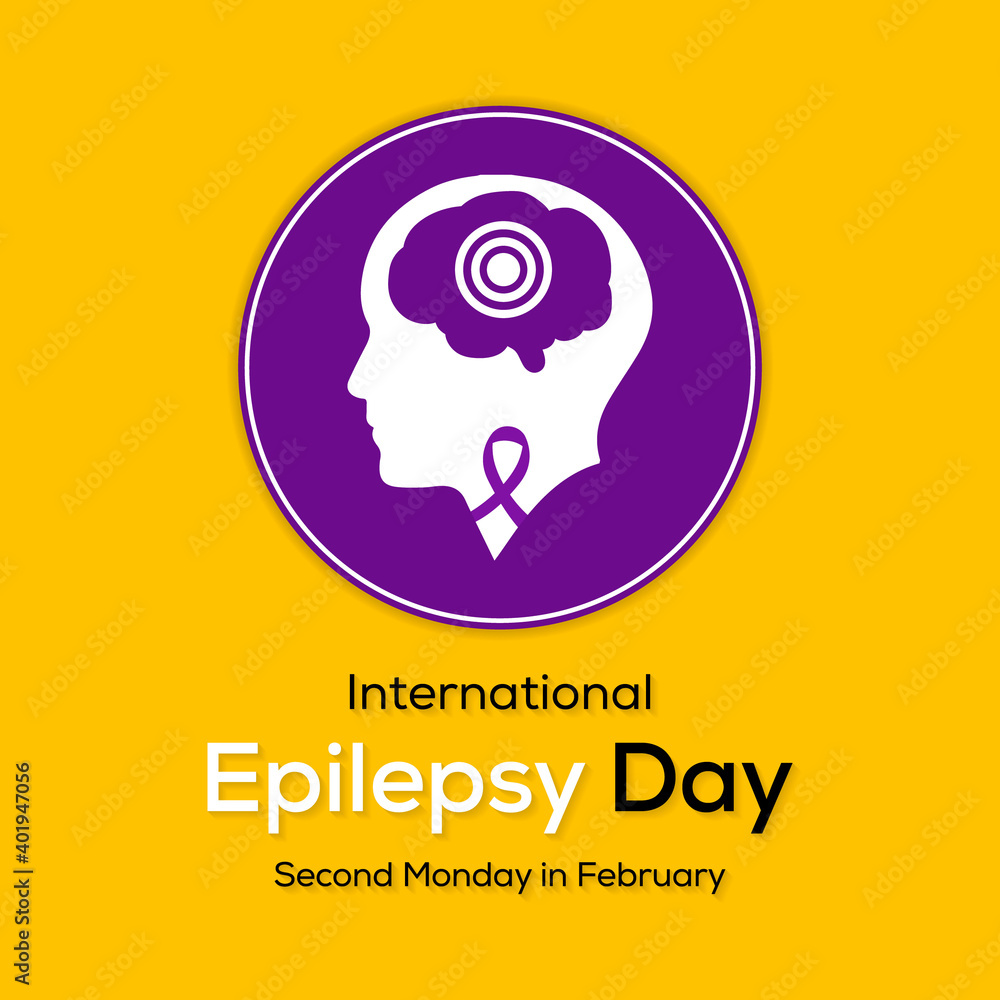 Vector illustration on the theme of International Epilepsy Day. It raises awareness about epilepsy and the urgent need for improved treatment, better care, and greater investment in research.