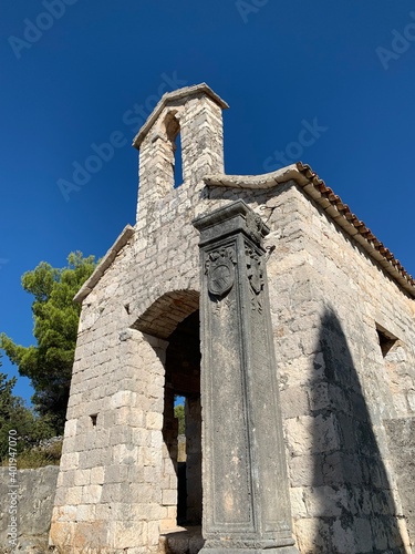 Hvar Insel und Stadt - Dalmatien Kroatien Adria Mittelmeer - Spanische Festung im Spätsommer