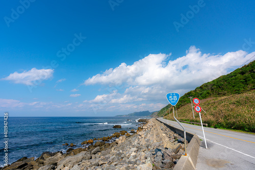 沖縄 国頭 国道58号線
