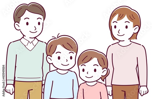 A fun and lively family of four