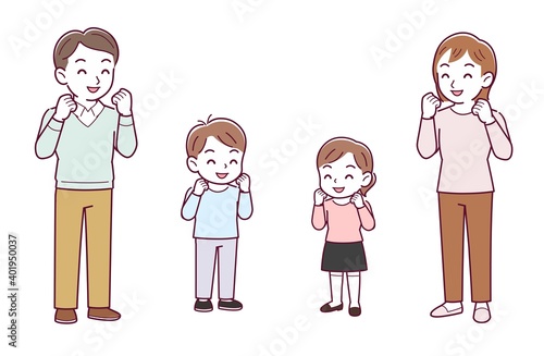 A fun and lively family of four