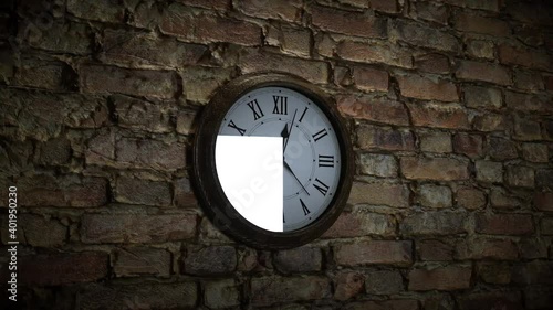 Wallpaper Mural Concept of Time Travel or Time Reverse 4k. High quality 4k footage Torontodigital.ca