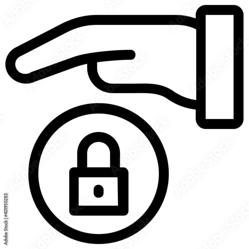 Hand Protected Lock 