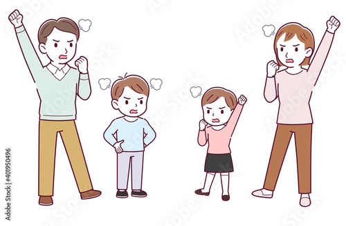 A fun and lively family of four