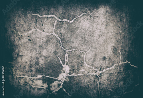 wall cement background old grunge crack surface gray.