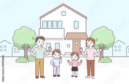 My home and a lively family of four