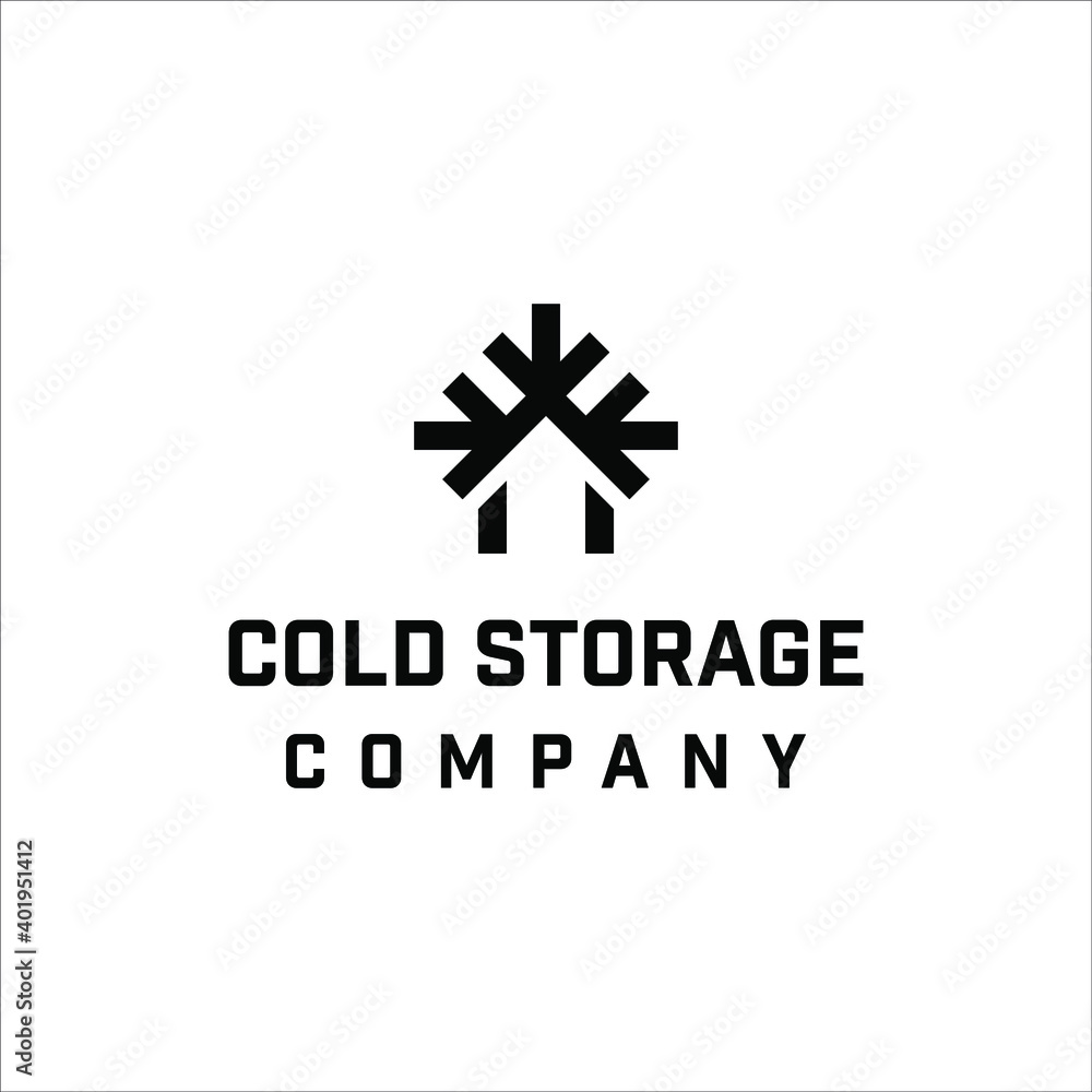 Cold storage with a simple and minimalist design style