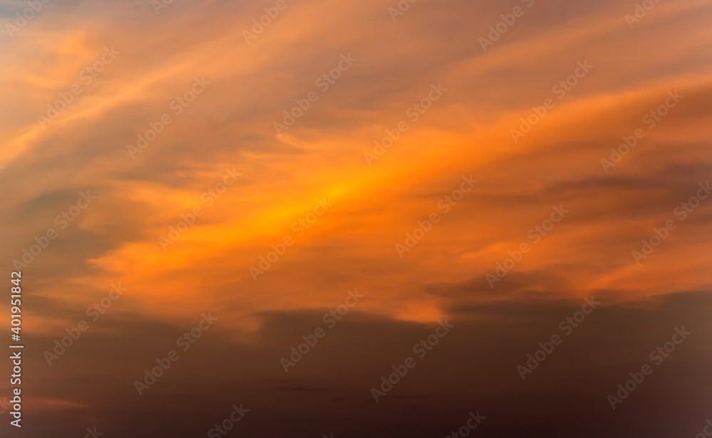 sky sunset or sunrise background cloud yellow cloudy light morning nature.