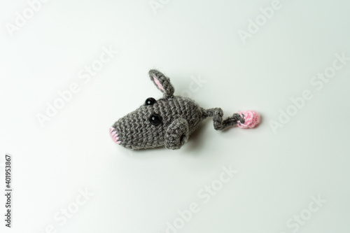 Amigurumi Maus selbstgemacht Häkeln photo