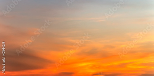 Abstract nature background colorfull clouds puffy fluffy cloudscape sky