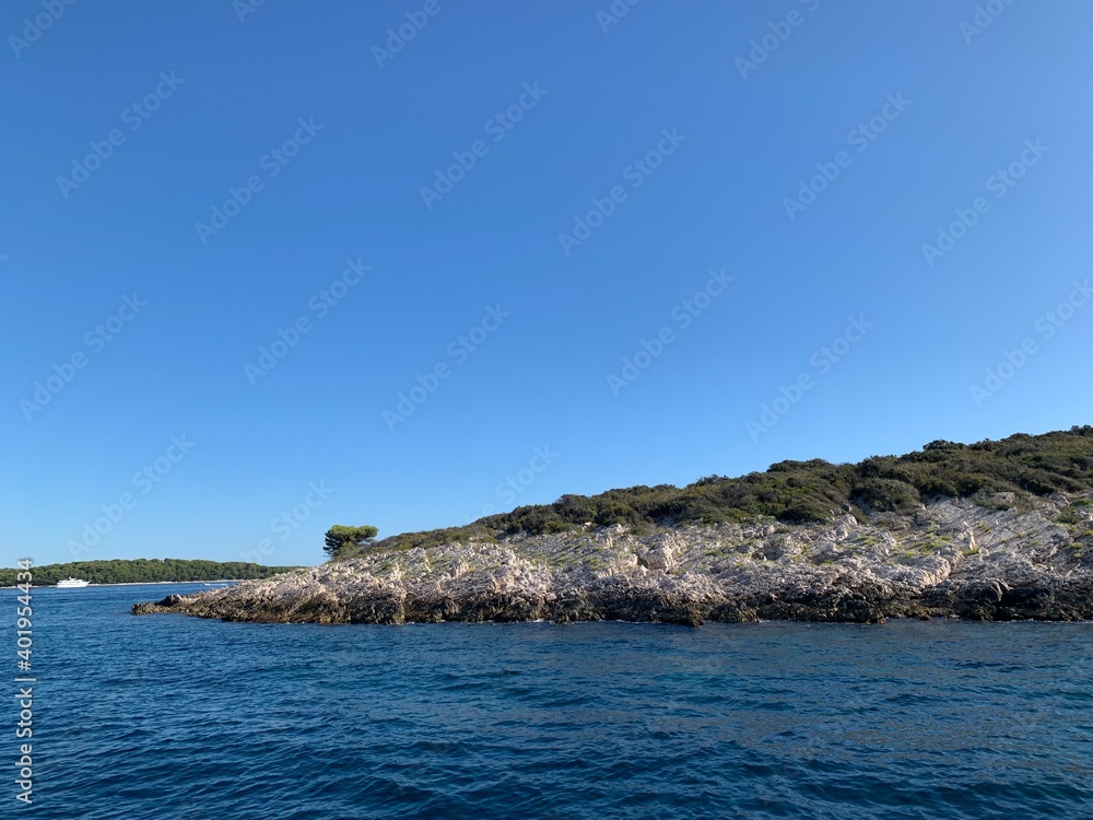 Hvar Stadt - Dalmatien Kroatien Adria Mittelmeer - Boot Yacht Ausflug um die Insel