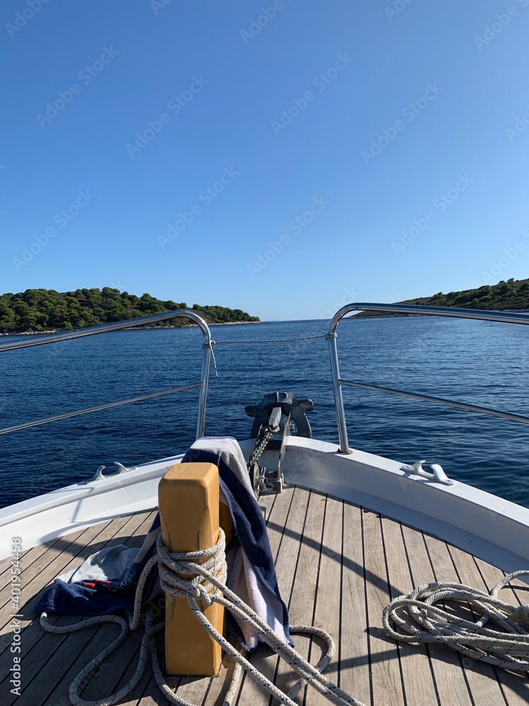Hvar Stadt - Dalmatien Kroatien Adria Mittelmeer - Boot Yacht Ausflug um die Insel
