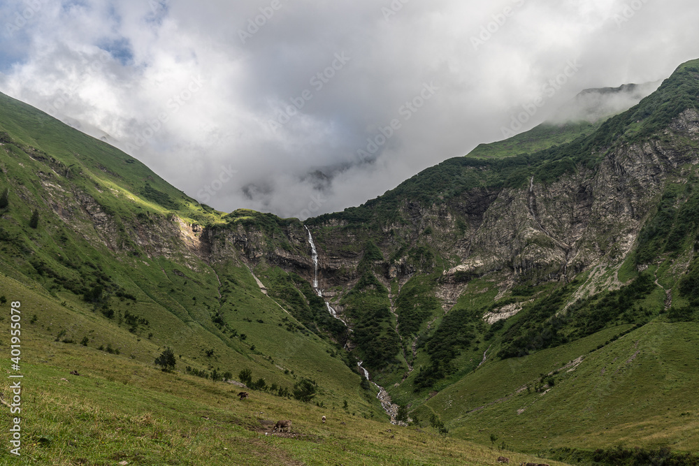 Naklejka premium Wasserfall Dietersbach