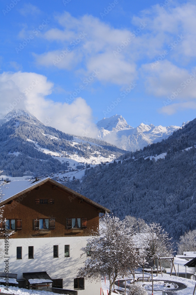 Austrian winter season during holidays