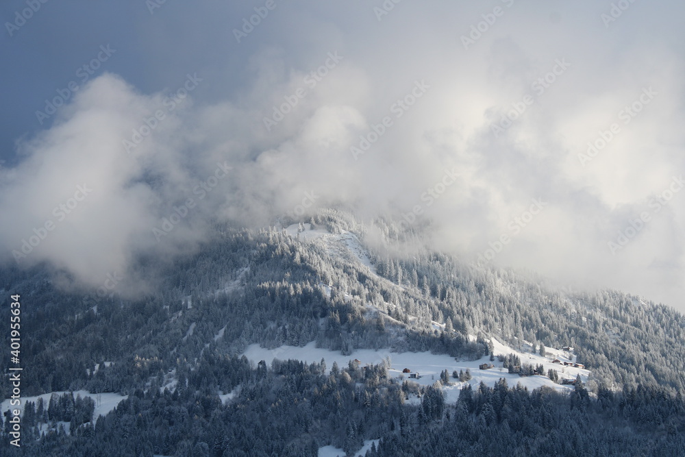 Austrian winter season during holidays