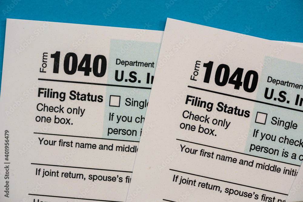 1040 tax form close up. financial document 1040 tax form close up. financial document